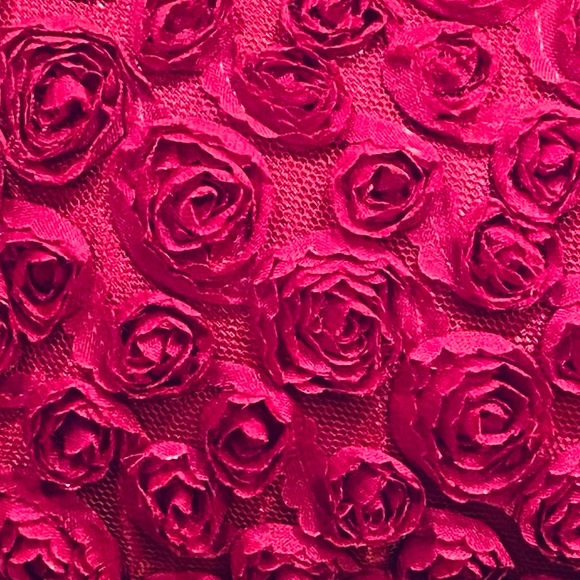 SOLD🌟HP🌟VTG 1980 Red 3D Rose Beaded Clutch/Shoulder - Picture 9 of 9